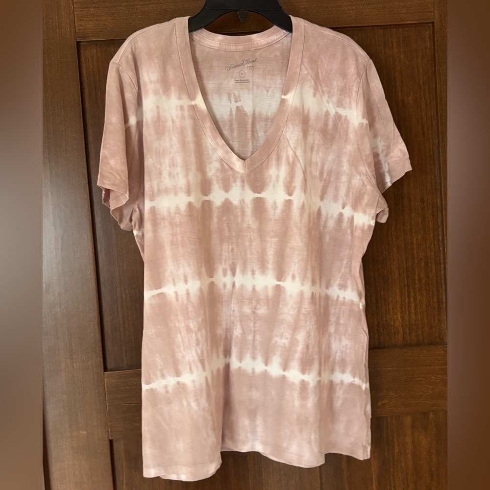 Tie-Dye V-Neck Top